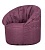 Бескаркасное кресло Club Chair Purple (фиолетовый) заказать у производителя Папа Пуф недорого